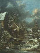 Klaes Molenaer Winter landscape. painting